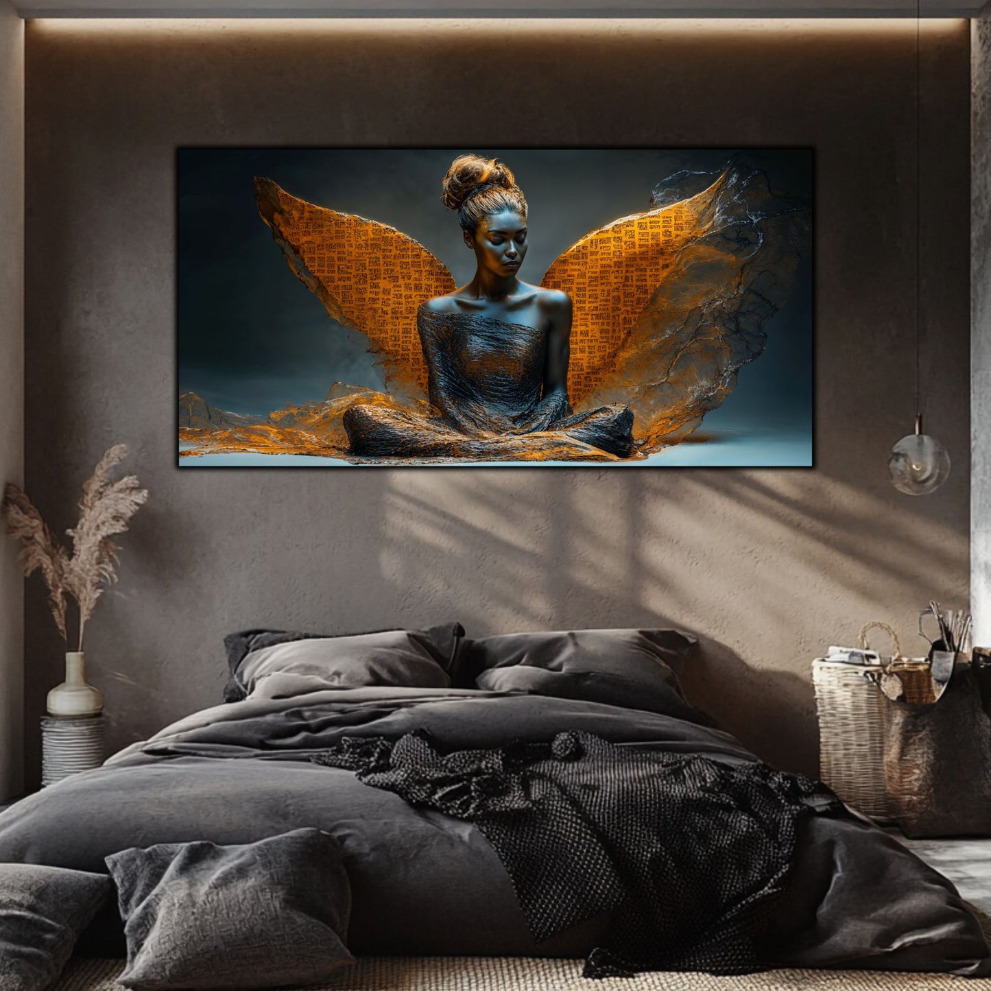 Tablou unicat din sticlă securizată Beyond Breath - No22