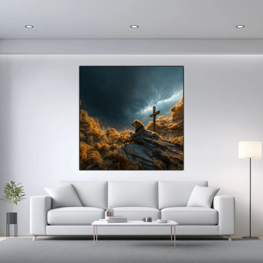 Tablou Decorativ Modern - Print UV pe Sticla - „Sacred Modernities” - No11
