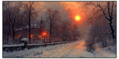 Tablou Sticla Securizata - Colectia Cold Ember - no16