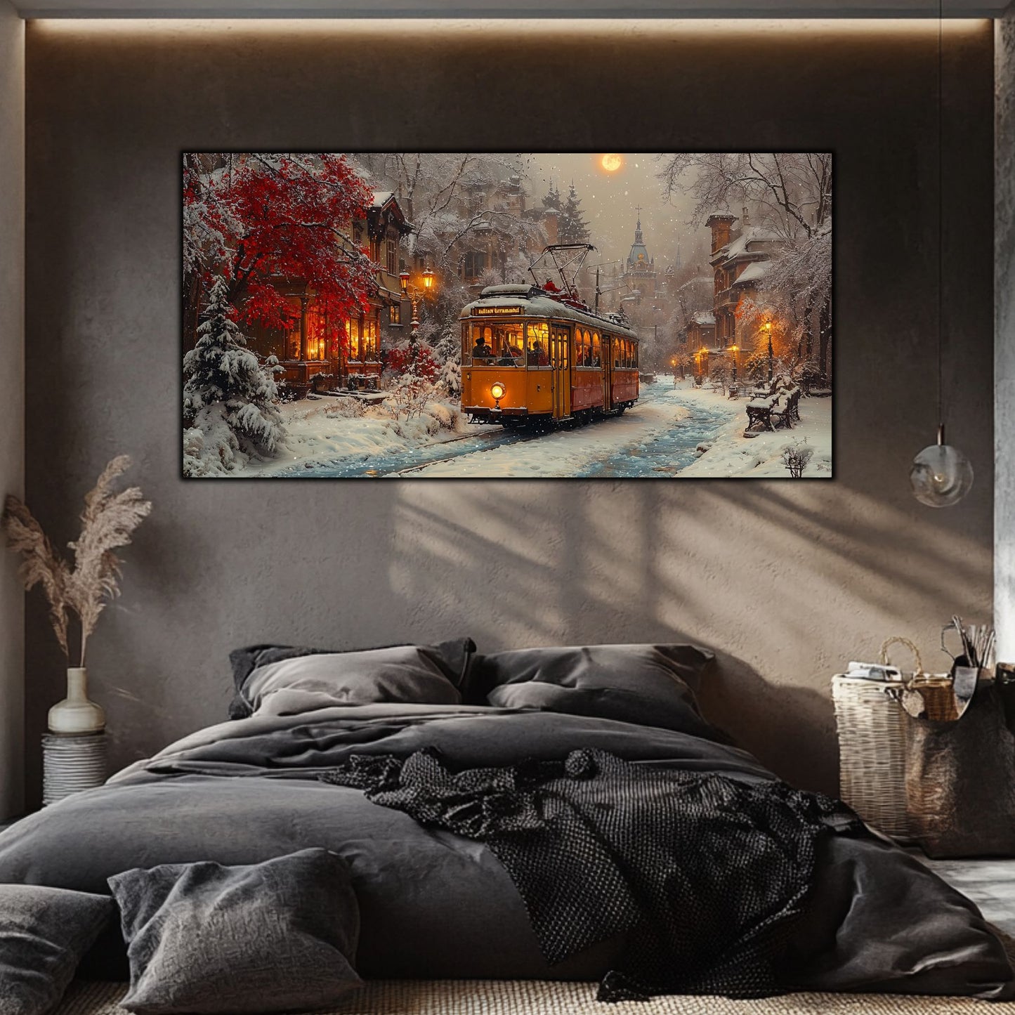 Tablou Sticla Securizata - Colectia Cold Ember - no12