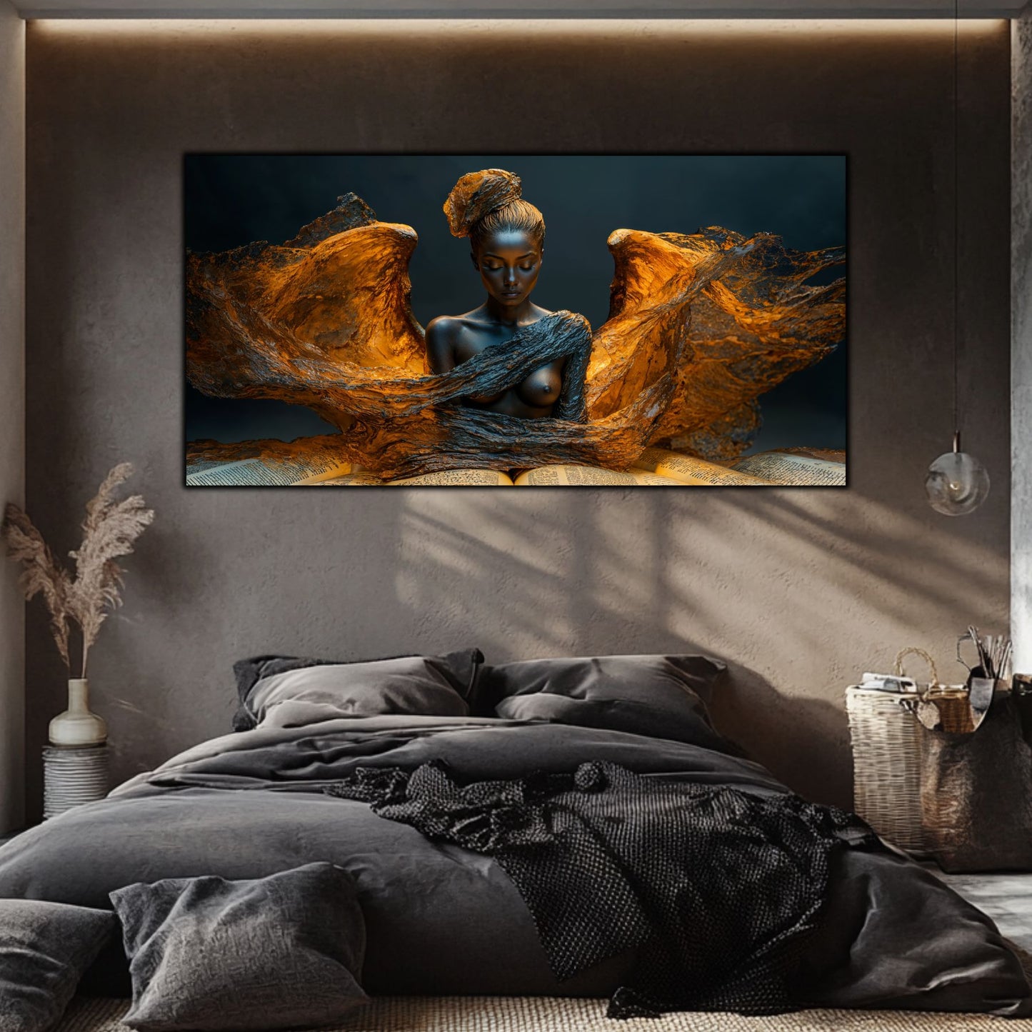 Tablou unicat din sticlă securizată Beyond Breath - No14