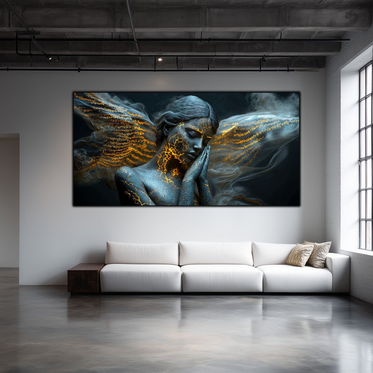 Beyond Meditation - Tablouri moderne pe sticla securizata pentru living contemporan NO25