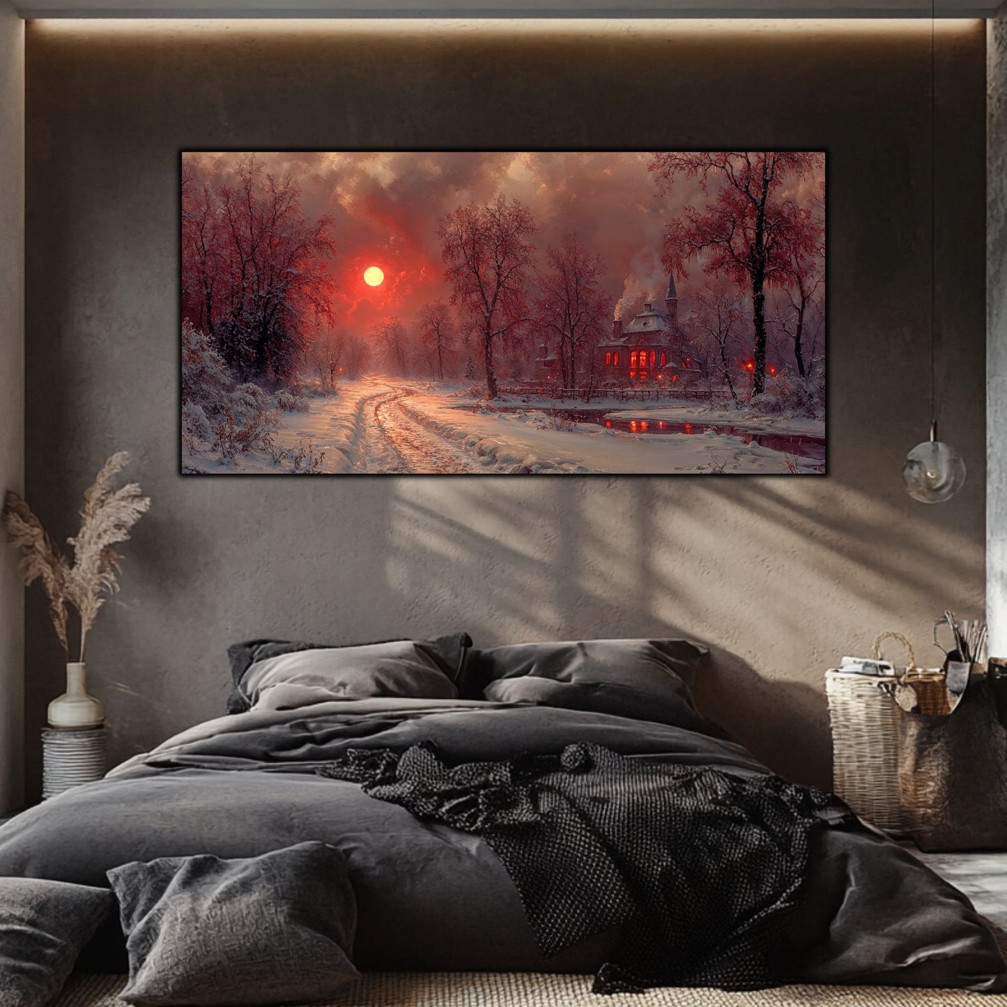 Tablou Sticla Securizata - Colectia Cold Ember - no19