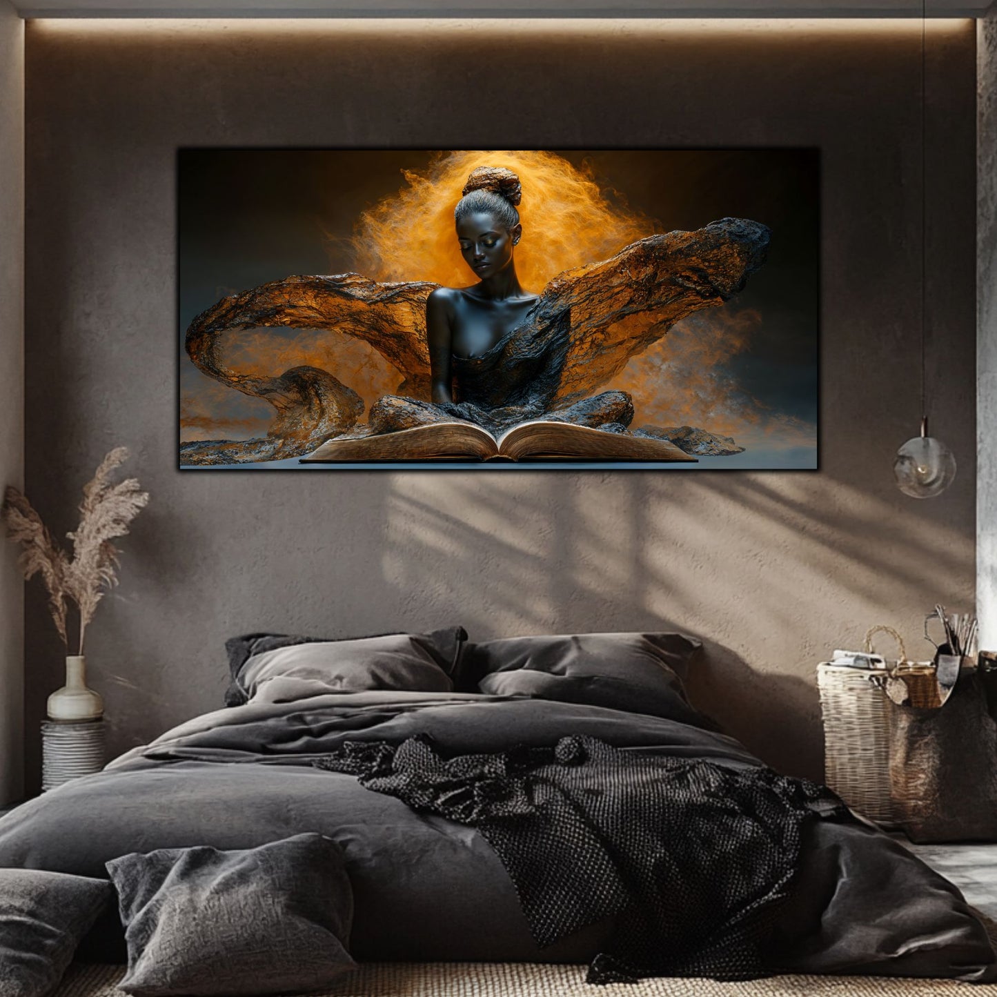 Tablou unicat din sticlă securizată Beyond Breath - No16