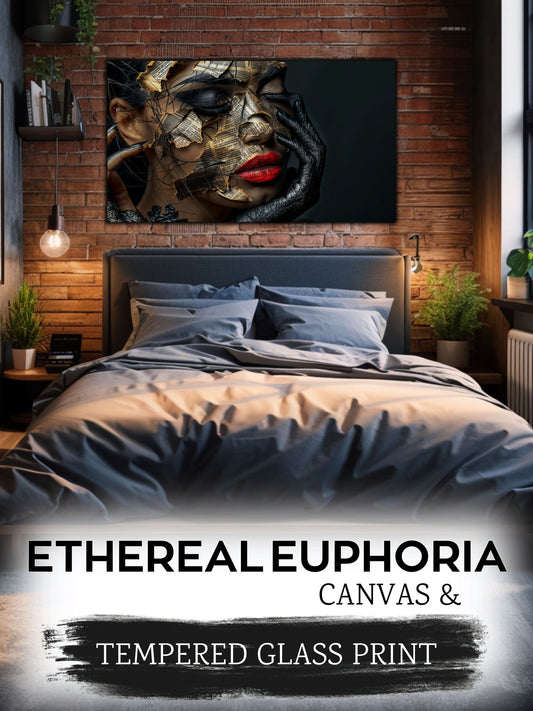 Canvas painting / glass painting - Ethereal Euphoria 16