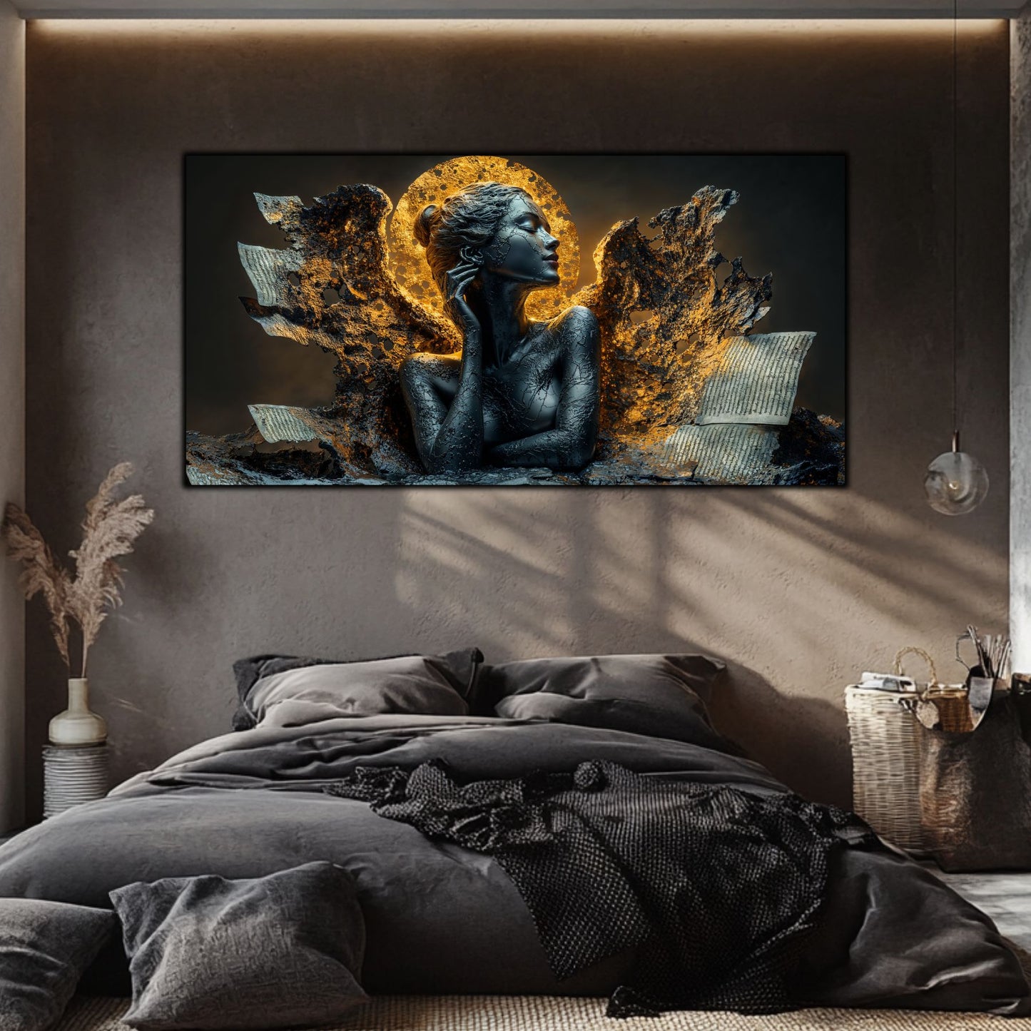 Tablou unicat din sticlă securizată Beyond Breath - No17