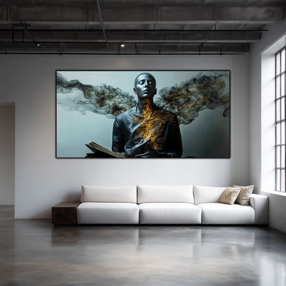 Beyond Meditation - Tablouri moderne pe sticla securizata pentru living contemporan NO24