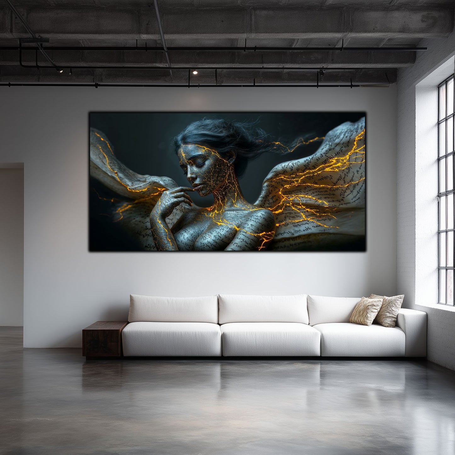 Beyond Meditation - Tablouri moderne pe sticla securizata pentru living contemporan NO27