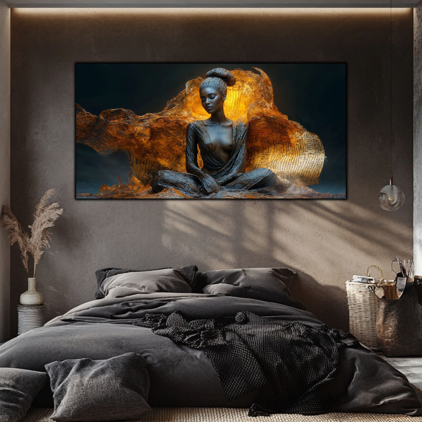 Tablou unicat din sticlă securizată Beyond Breath - No21