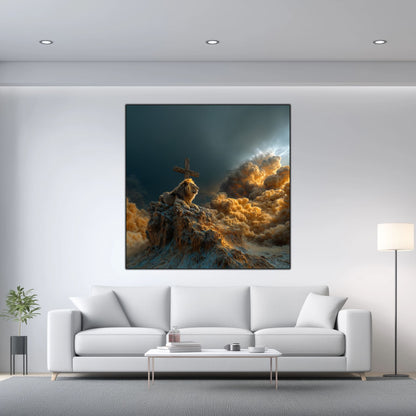 Tablou Decorativ Modern - Print UV pe Sticla - „Sacred Modernities” - No07