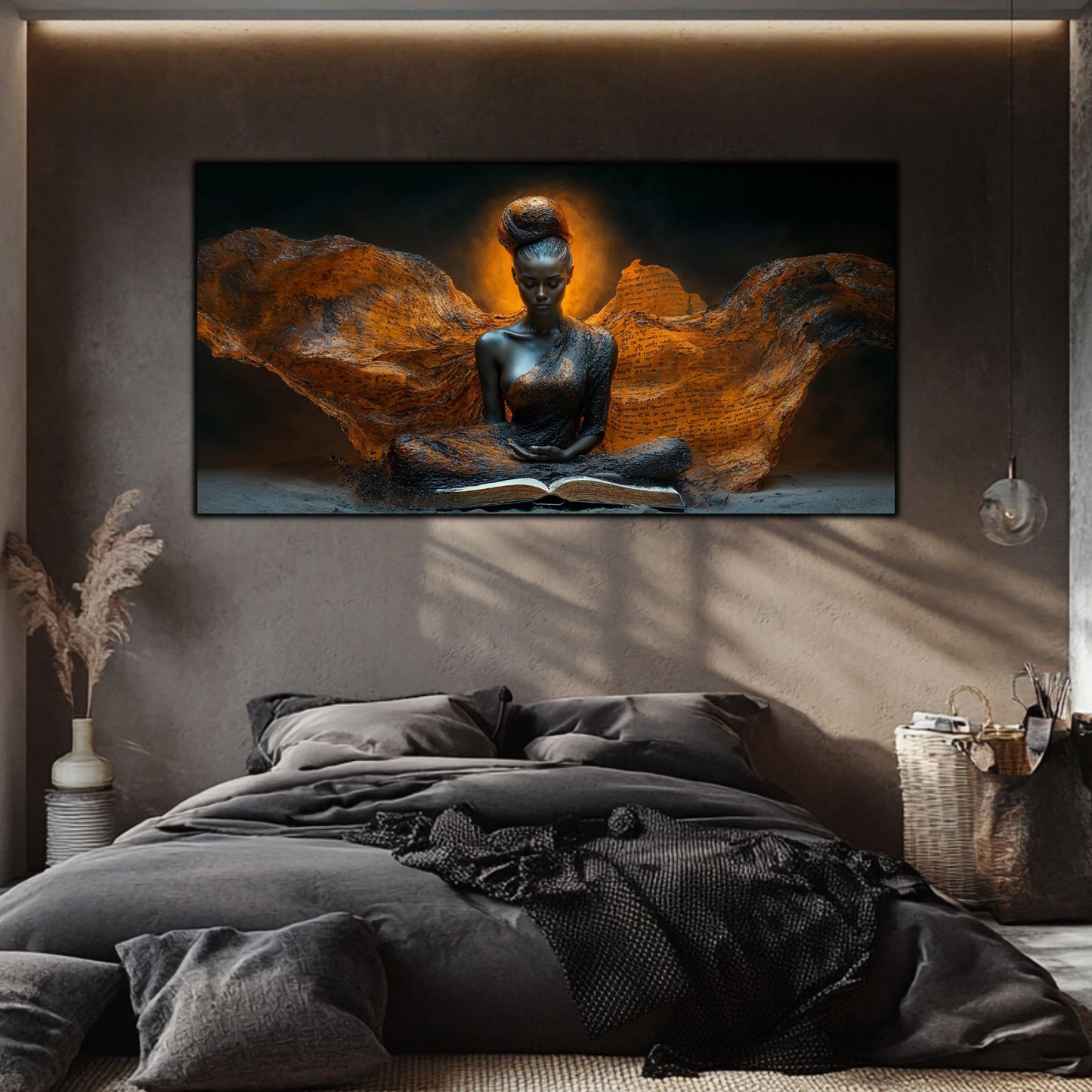 Tablou unicat din sticlă securizată Beyond Breath - No24