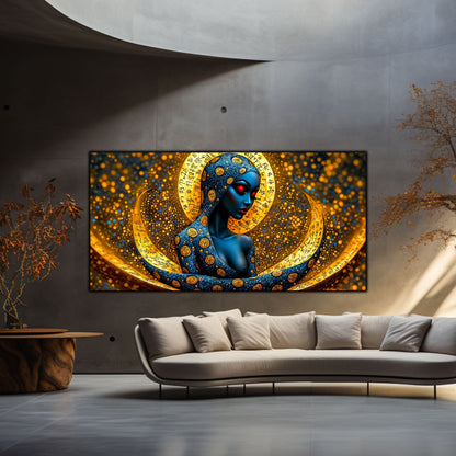 Tablou unicat din sticlă securizată Beyond Creation - No13