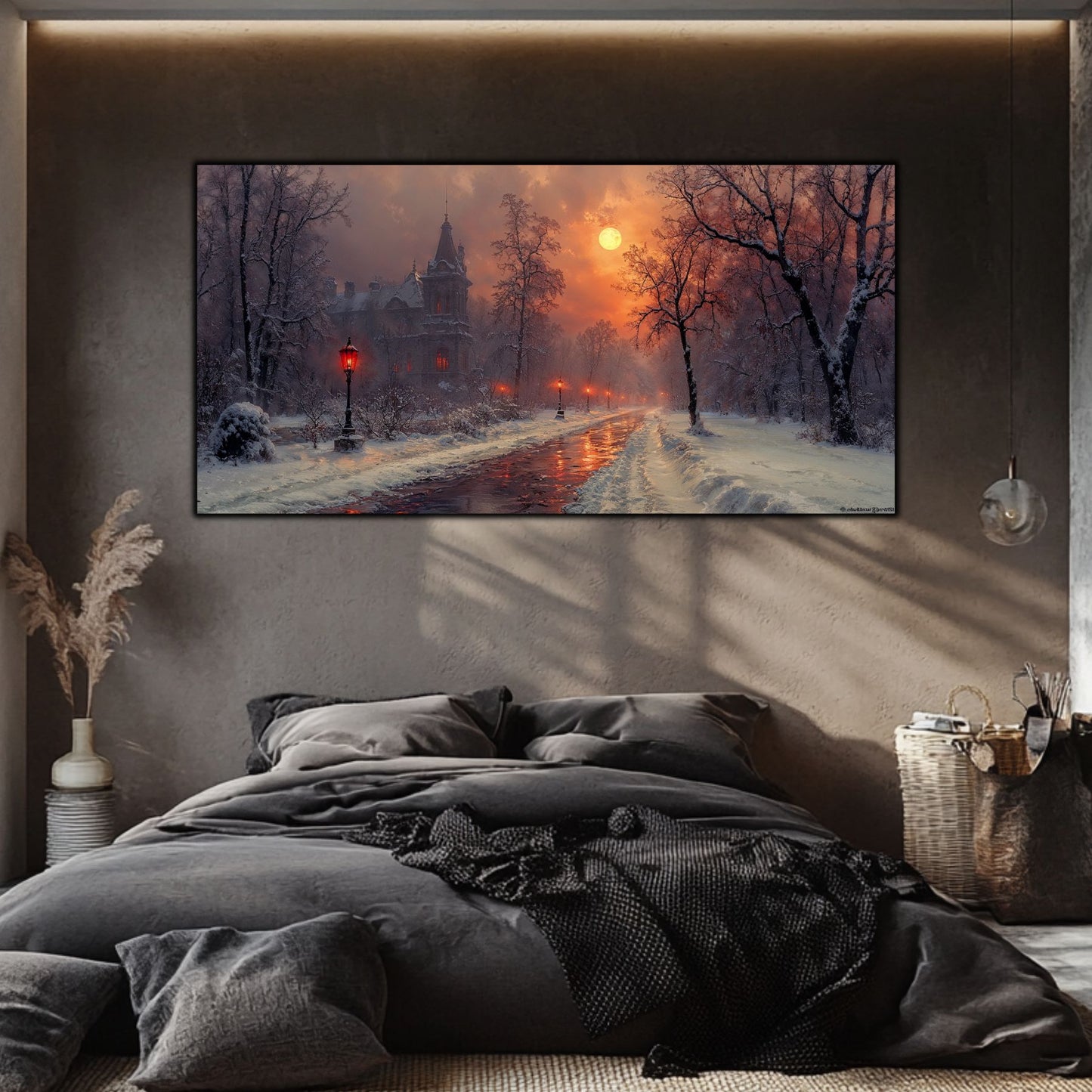 Tablou Sticla Securizata - Colectia Cold Ember - no24