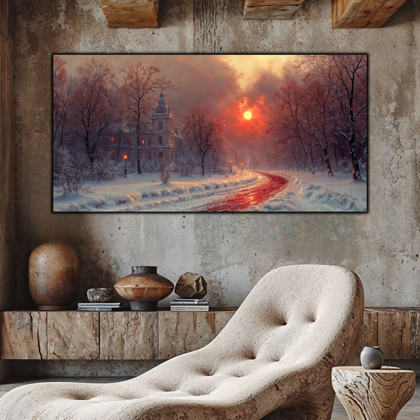 Tablou Sticla Securizata - Colectia Cold Ember - no18