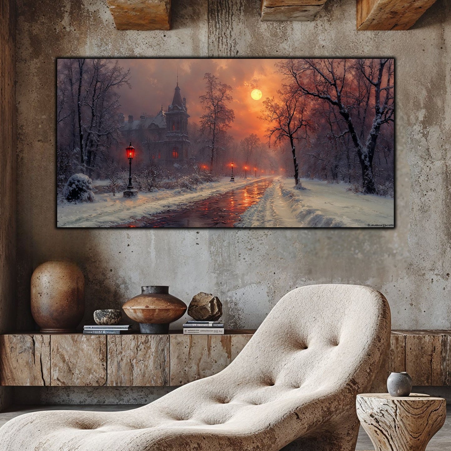 Tablou Sticla Securizata - Colectia Cold Ember - no24