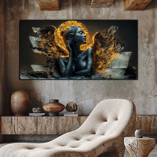 Tablou unicat din sticlă securizată Beyond Breath - No17