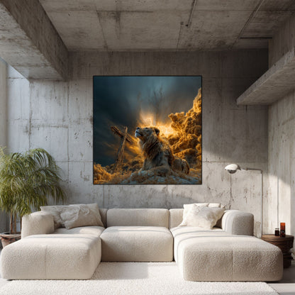 Tablou Decorativ Modern - Print UV pe Sticla - „Sacred Modernities” - No08