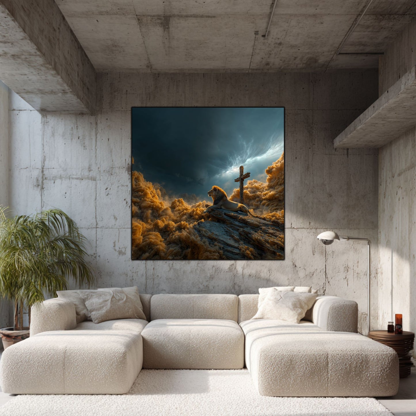 Tablou Decorativ Modern - Print UV pe Sticla - „Sacred Modernities” - No11