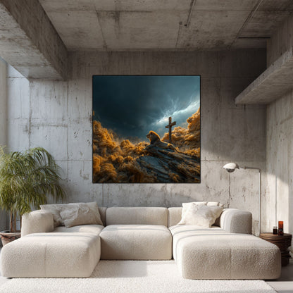 Tablou Decorativ Modern - Print UV pe Sticla - „Sacred Modernities” - No11
