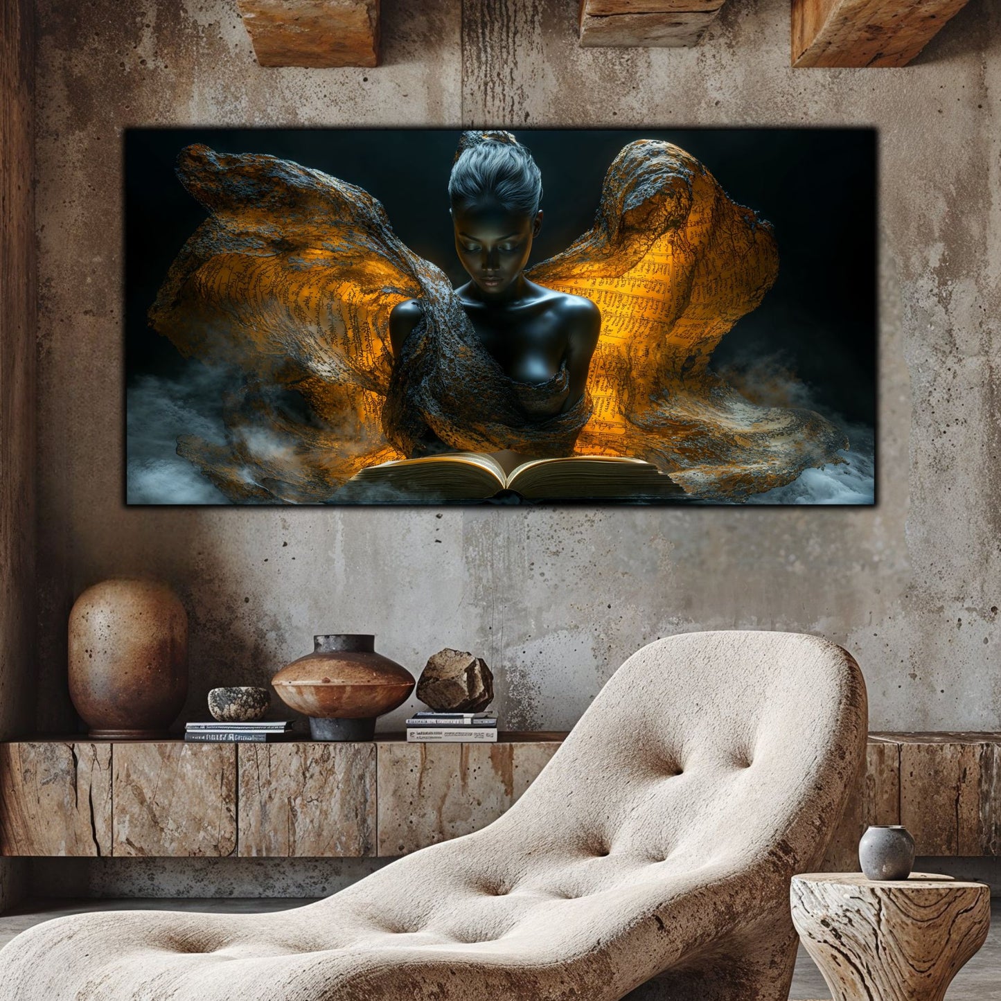 Tablou unicat din sticlă securizată Beyond Breath - No09