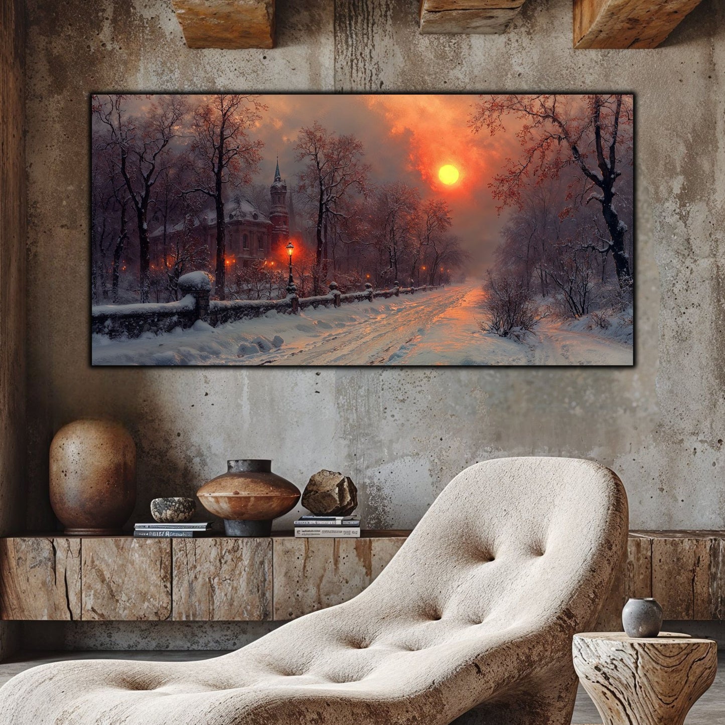 Tablou Sticla Securizata - Colectia Cold Ember - no16