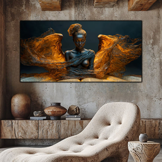 Tablou unicat din sticlă securizată Beyond Breath - No14