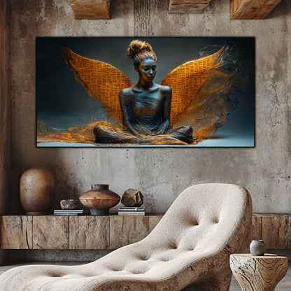 Tablou unicat din sticlă securizată Beyond Breath - No22