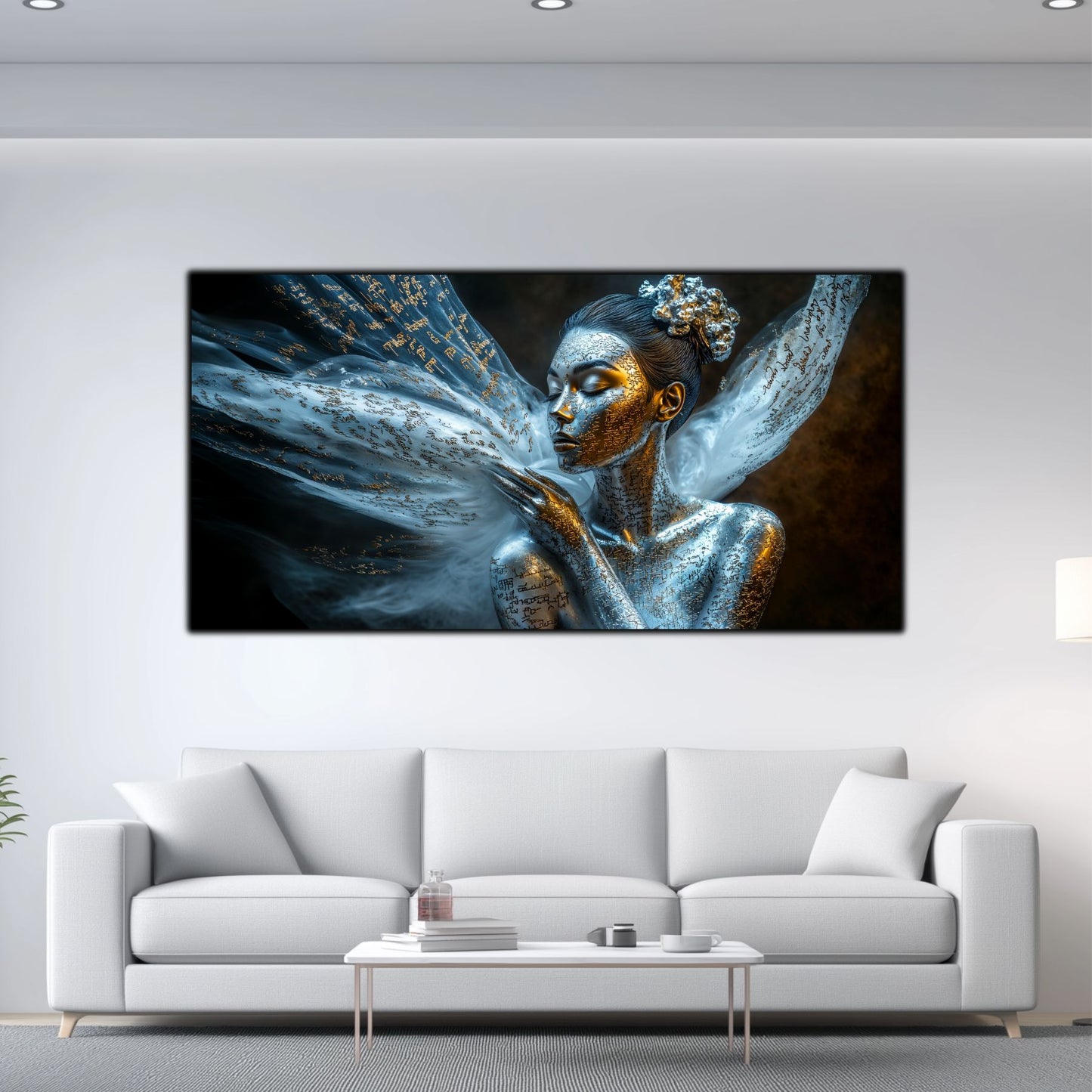 Beyond Meditation - Tablouri moderne pe sticla securizata pentru living contemporan NO20