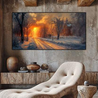 Tablou Sticla Securizata - Colectia Cold Ember - no22