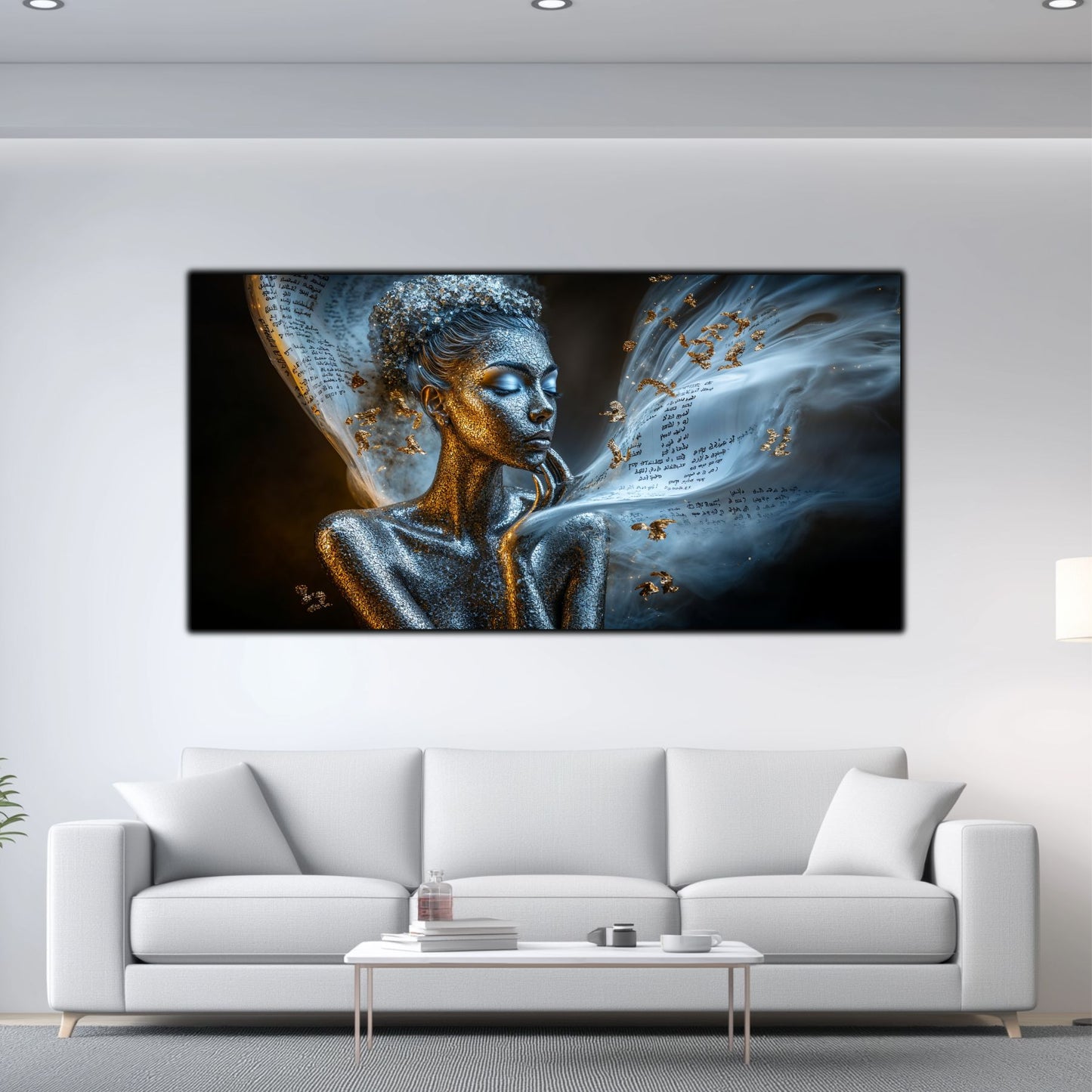 Beyond Meditation - Tablouri moderne pe sticla securizata pentru living contemporan NO13