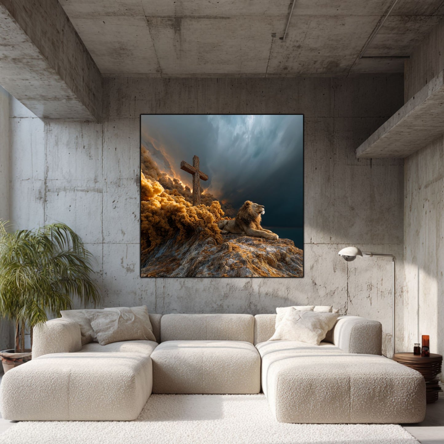 Tablou Decorativ Modern - Print UV pe Sticla - „Sacred Modernities” - No20