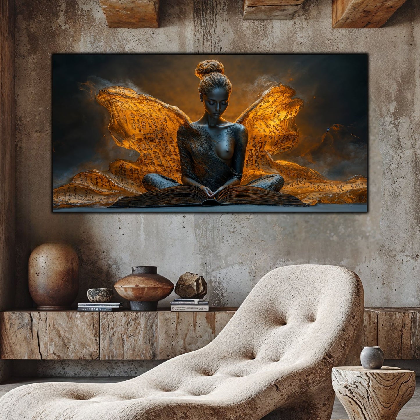 Tablou unicat din sticlă securizată Beyond Breath - No18