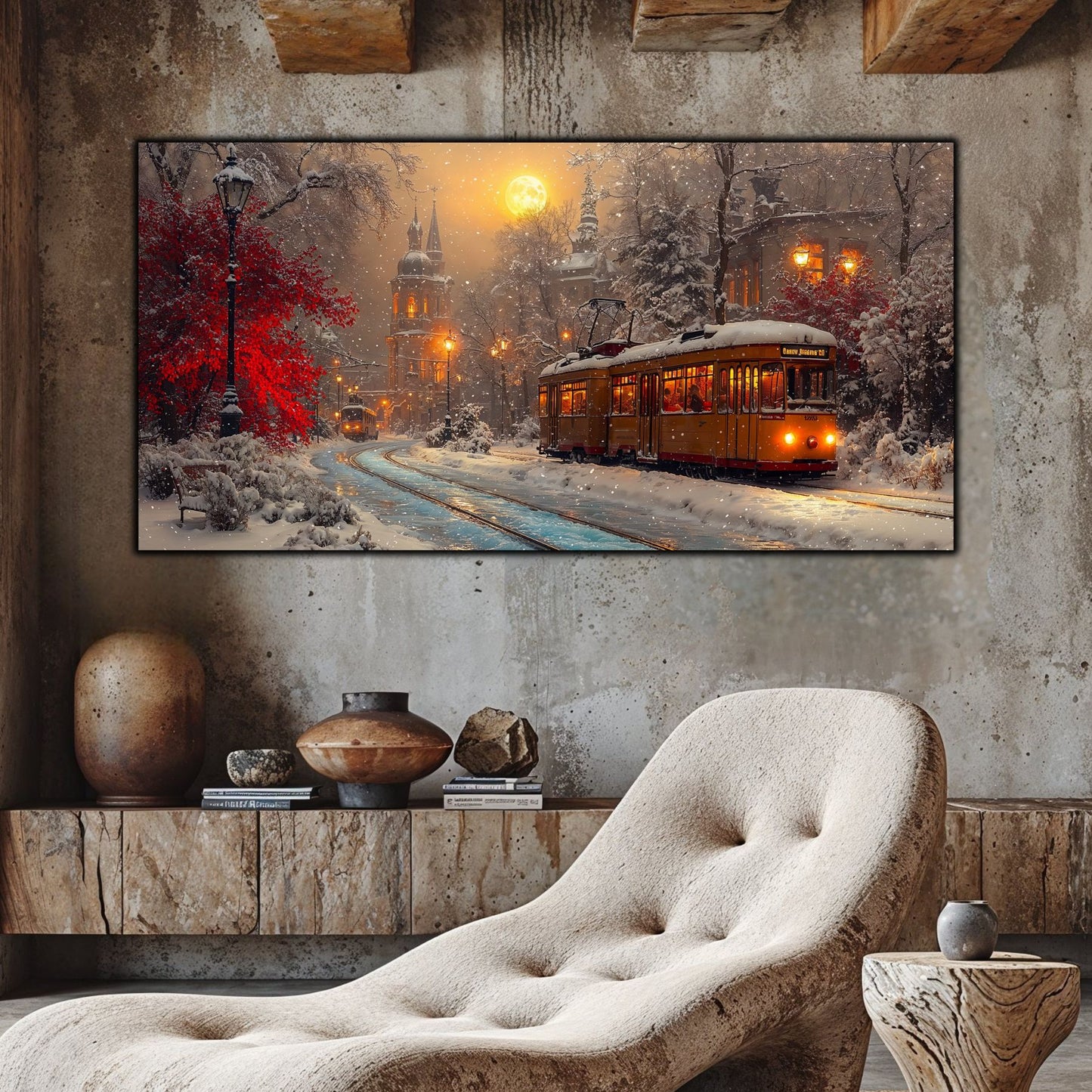 Tablou Sticla Securizata - Colectia Cold Ember - no10