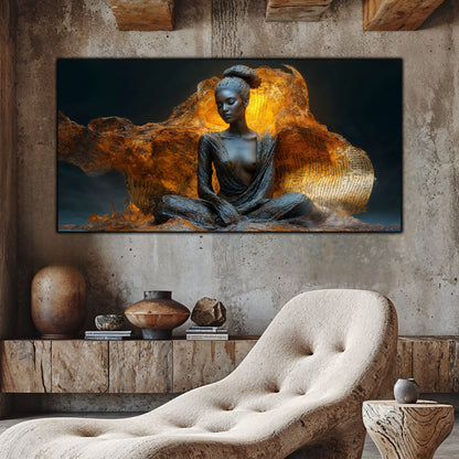 Tablou unicat din sticlă securizată Beyond Breath - No21