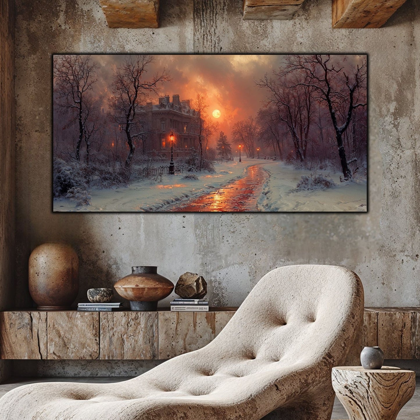 Tablou Sticla Securizata - Colectia Cold Ember - no20