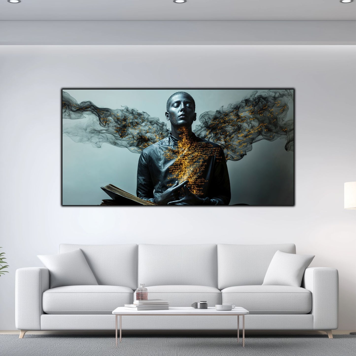 Beyond Meditation - Tablouri moderne pe sticla securizata pentru living contemporan NO24