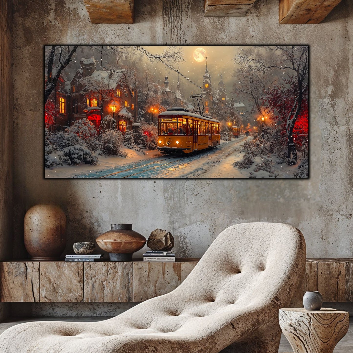 Tablou Sticla Securizata - Colectia Cold Ember - no23