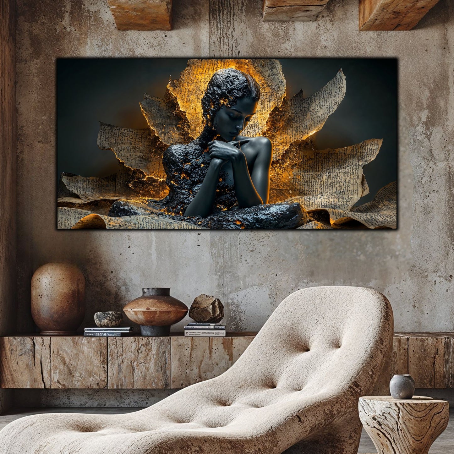 Tablou unicat din sticlă securizată Beyond Breath - No20