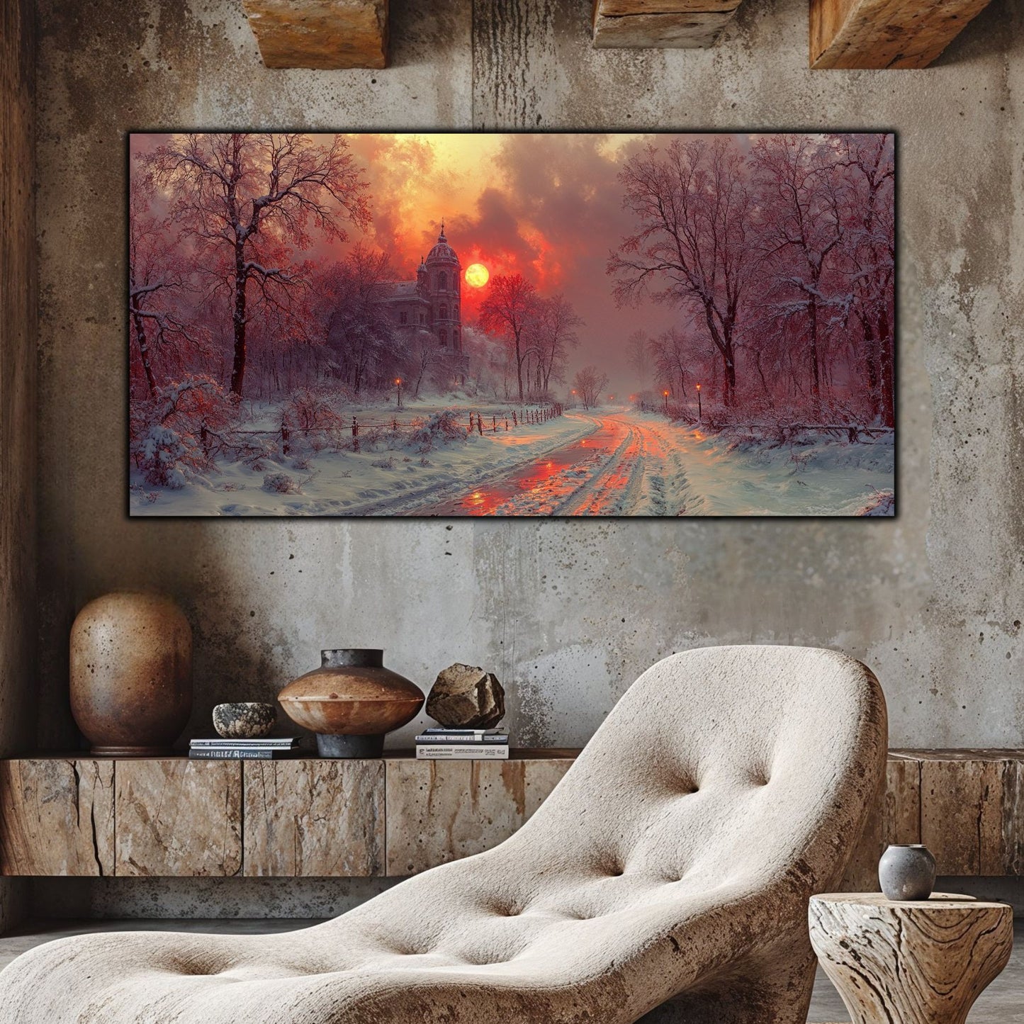 Tablou Sticla Securizata - Colectia Cold Ember - no21