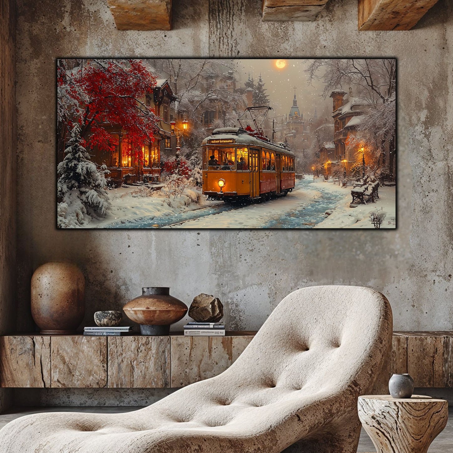 Tablou Sticla Securizata - Colectia Cold Ember - no12