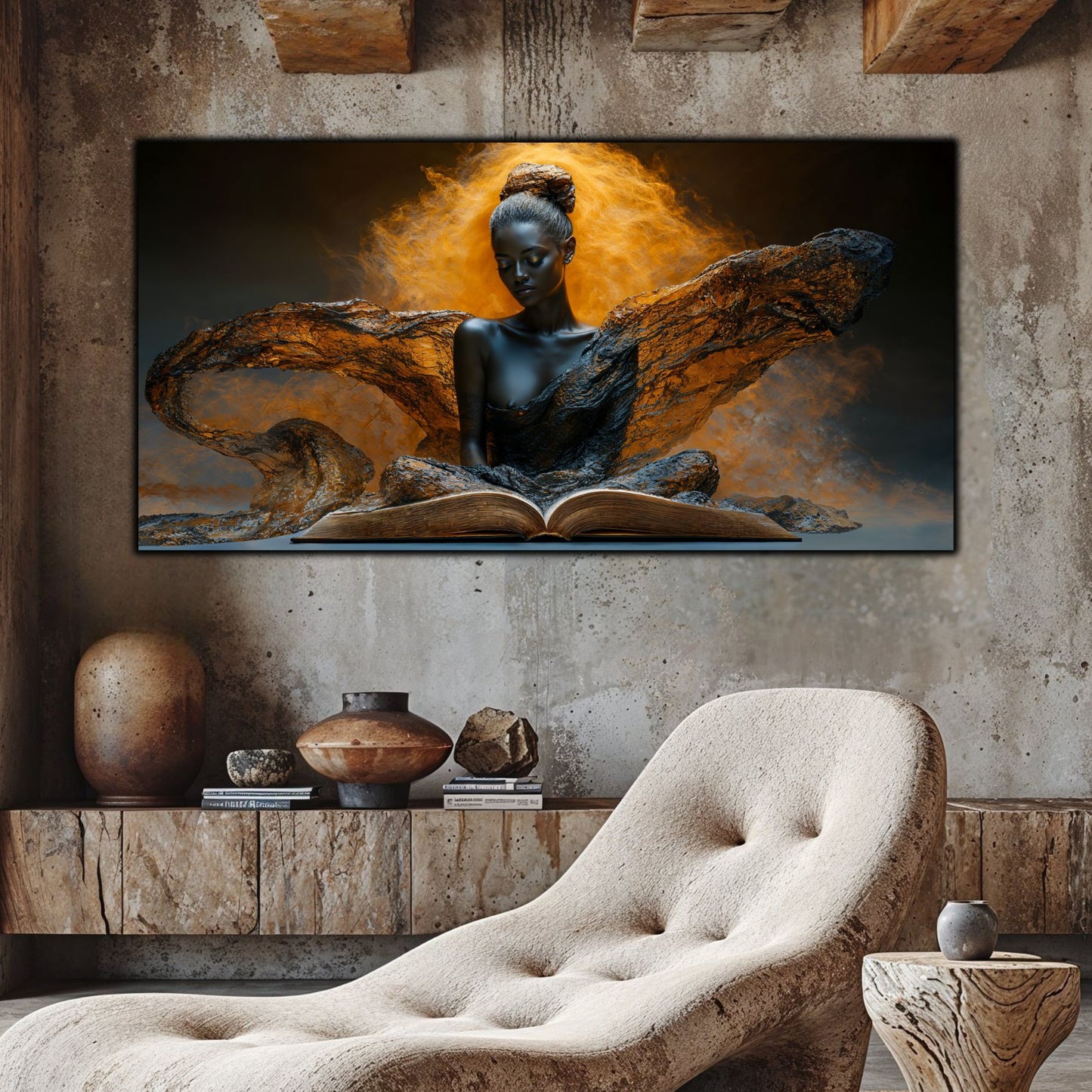 Tablou unicat din sticlă securizată Beyond Breath - No16