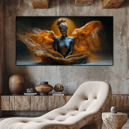 Tablou unicat din sticlă securizată Beyond Breath - No08