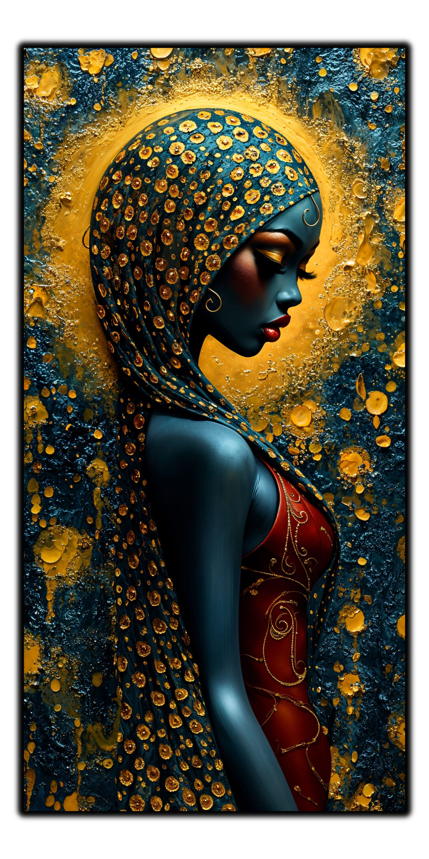 Tablou unicat din sticlă securizată Beyond Origin - No17