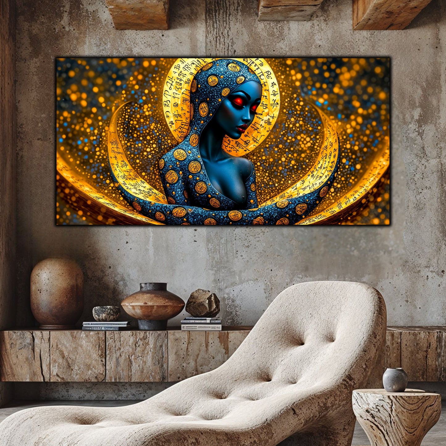 Tablou unicat din sticlă securizată Beyond Creation - No13