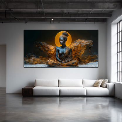 Tablou unicat din sticlă securizată Beyond Breath - No11