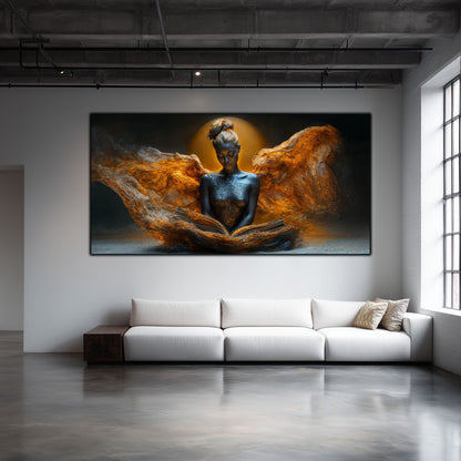 Tablou unicat din sticlă securizată Beyond Breath - No08