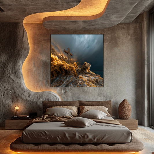 Tablou Decorativ Modern - Print UV pe Sticla - „Sacred Modernities” - No20