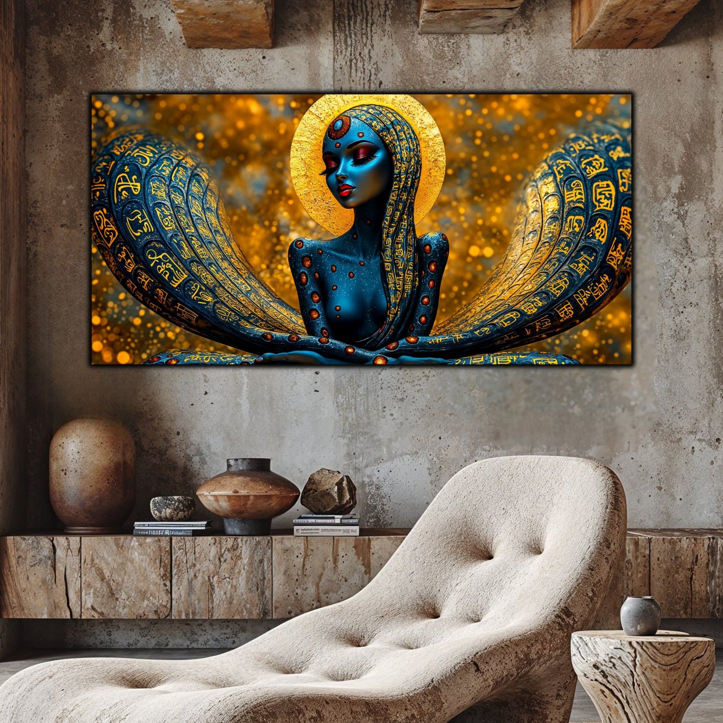 Tablou unicat din sticlă securizată Beyond Creation - No15