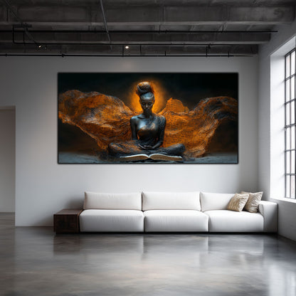 Tablou unicat din sticlă securizată Beyond Breath - No24