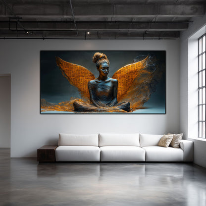 Tablou unicat din sticlă securizată Beyond Breath - No22